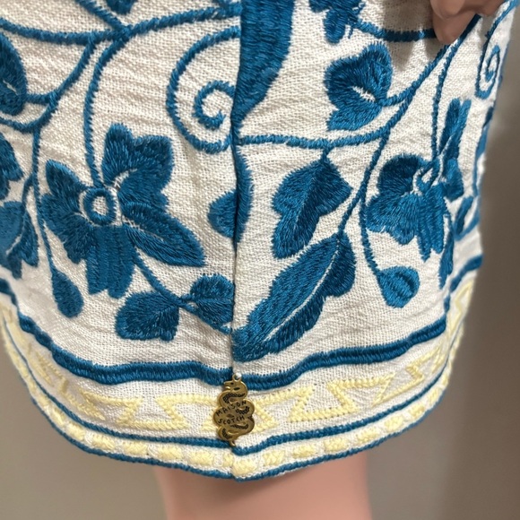 SCOTCH & SODA Women's Boho Off the Shoulder Dress with Embroidery - Picture 8 of 16